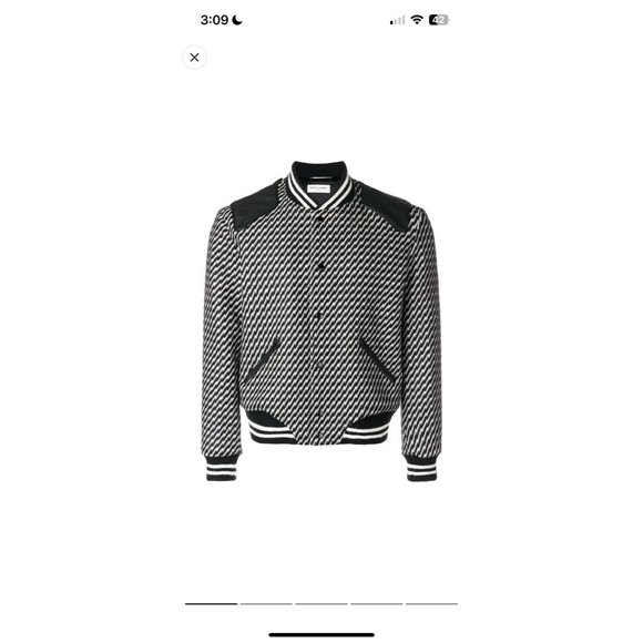 Saint Laurent Teddy Bomber Jacket - Picture 1 of 10